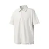 Camisa Polo de Verano Undomaze Nuevo Estilo Raya Patchwork Sorona Camiseta para Hombre Holgada Solapa Manga Corta 26037