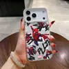 Funda de Pantalla Completa de Spider-Man Adecuada para Apple 15 Transfronteriza 17Promax Funda para Teléfono Móvil Iphone16 Moderna 13 Nicho 14