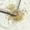 Rio Estrela Brilhante Pedrinhas de Vidro Joias para Nail Art Massa Leka Tijolo Cânhamo Fluxo DIY Bolsa de Materiais com Contas de Vidro Concha