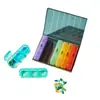 Pastillero Portátil con Apertura de un Solo Toque, Organizador de Pastillas de Gran Capacidad con 7 Compartimentos, Mini Caja de Almacenamiento de Medicamentos para Llevar