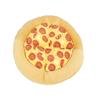 Suministros para mascotas, juguete de papel sonoro, pizza con nudo, sólido, resistente a las mordeduras, juguetes de peluche con sonido para perros, fabricantes al por mayor