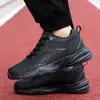 Tenis blancos, estilo pareja, para otoño e invierno, zapatillas deportivas casuales, zapatos de hombre, corte holgado, disponibles en tallas grandes, adecuados para senderismo, uso casual y correr