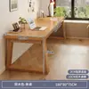 Escritorio de Madera Maciza Seleccionada Cuidadosamente para Computadora, Escritorio para Estudio en Casa, Escritorio para Escribir de Estudiante, Mesa Grande para Sala de Estar, Mesa Larga Doble