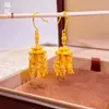 Pendientes de Linterna de Palacio Su Ge Lou de Oro Arena Vietnamita para Mujer, Lujo Ligero, Exquisitos y de Alta Gama, Pendientes de Diseño de Nicho Estilo Chino