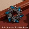 Moda Europeia e Americana Cristal Bauhinia Broche de Alto Padrão Acessórios para Casaco Feminino Broche Guirlanda Corsage de Alto Padrão Acessível