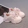 Zapatos para Niñas 2026 Nuevos Zapatillas de Suela Suave para Primavera y Otoño Moda Malla Princesa Zapatos Papá para Correr para Niños Mayores