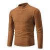 Ropa de punto de cuello alto medio talla grande para hombre 2025 Exportación Nueva Moda Ropa de punto Talla grande 4-5XL Contactar al Servicio al Cliente