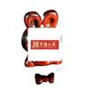 Sándalo Tallado Muñeco Lindo Lazo Plegable Oreja Plegable Conejo Merlot Pulsera de Cuentas Pequeños Accesorios Mini Accesorios de Conejo