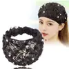 Diadema Elástica Morada de Ala Ancha con Perlas para Mujer, Celebridad de Internet para Salir, Coreana Antideslizante, Cubre Cabello de Presión, Diadema Blanca para Cabello, Diadema Turbante