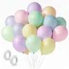 Balões Arco-Íris Maca de 12 polegadas Várias Cores Balões de Látex Arranjo Decoração Festa de Aniversário Suprimentos para Casamento Coloridos