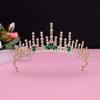 2025 Nuevos Accesorios para el Cabello de Novia Corona de Princesa de Cristal Europea y Americana Accesorios para el Cabello de Alta Gama Tocado de Boda para Cumpleaños