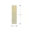 Amazon Transfronterizo Marcapáginas de Madera con Borla Graffiti Manualidad de Madera Rectangular en Blanco Colgante Marcapáginas