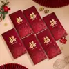Bolsas de Sobre Rojo para Bodas, Rojo Vino, Gama Alta, Bolsas de Regalo de Mil Yuanes, Nuevo Estilo 2026, Bolsas de Dinero para Regalo de Boda