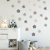 Flor Flor serie de flores pequeñas coloridas pegatinas de pared dormitorio sala de estar pegatinas decorativas transfronterizo AliExpress generación