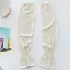 Manga de Hielo para Mujer Guantes de Protección Solar Verano Delgada Color Sólido Manga Transpirable Holgada Suave Protector de Brazo Manga para Conducir Ciclismo