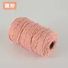 Cuerda de Algodón de Color de 3 mm para Manualidades Trenzado Hecho a Mano Hilo de Algodón Grueso Fino Suave Cuerda para Tapicería 10m/50m/100m No