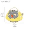 Broche de serie de gatos de dibujos animados lindos personalidad divertido Halloween creativo fantasma calabaza gatito accesorios para bolso