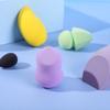 Huevo de maquillaje sin polvo personalizado, esponja húmeda y seca, huevo de belleza de calabaza sin látex con forma de gota de agua, fabricante OEM
