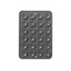 Ventosa de silicone de 24 grãos Preto Adesivo Simples Copo de Sucção Antiderrapante Case de Telefone Celular Portátil Titular Quadrado