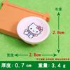 Serie de Platos Rosados de Gatito de Dibujos Animados Colgante de Dibujos Animados Ins Accesorios para Mochila de Mejor Amiga Joyería de Regalo Agujero Zapatos
