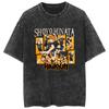 Haikyuu Voleibol Junior Lavada Retro Camiseta Hip Hop Animación Casual Algodón Verano Pareja Manga Corta