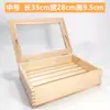 Caja de Madera para Sashimi Estilo Japonés, Caja de Exhibición para Yakitori, Sushi de Erizo de Mar, Plato de Carne, Plato de Pescado con Tapa, Contenedores y Utensilios para Alimentos