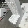 Villa Estilo Europeo Techo Esculpido Simétrico Líneas de Cornisa Hormigón GRC Marco de Ventana Líneas Perfiles Decorativos Precolados Pared Exterior Fábrica