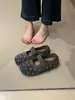 Zapatos Individuales de Lana Estilo Coreano con Lunares Mary Jane para Mujer Versátiles Estilo Otoño Correa Única Corte Bajo Mocasines Retro