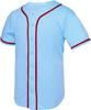 2024 Transfronteiriço Amazon Novo Cardigã Masculino Uniforme de Baseball Camiseta de Baseball Camisa Masculina Respirável Solta Tamanho Europeu
