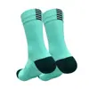Meias de Ciclismo de Cano Médio, Malha, Absorventes de Suor, Respiráveis, Resistentes ao Desgaste, Ciclismo de Estrada ao Ar Livre, Secagem Rápida, Corrida, Meias Esportivas de Cano Longo