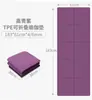 Esterilla de yoga plegable de TPE, portátil, ligera, antideslizante, colchoneta de fitness para el hogar, alfombrilla de suelo plegable para siesta de estudiantes, en stock