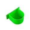 Comedouro para Calopsita Comedouro para Pássaros Tigela de Comida para Pássaros Caixa de Comida Semicircular para Pássaros Acessórios Espessados para Gaiola de Pássaros