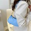 Bolso pequeño para mujer, moda de otoño 2023, bolso de hombro vintage, bolso cruzado sencillo y elegante, bolso de axila para mujer.