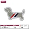Parches Bordados en Stock Venta al por Mayor Accesorios para Ropa de Perro Dachshund Parches Tela Bordada para Toallas Diseños de Insignias para Perros Pequeños