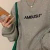 Venta al por mayor transfronteriza2026 Nuevo estilo Sudadera con cuello redondo y forro polar para mujer, Diseño coreano, Sudadera holgada casual de nicho