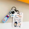 Cubierta Protectora para Tarjeta de Autobús de Estilo Japonés Tarjeta de Comida para Estudiantes Tarjeta de Identificación para el Trabajo en el Campus Llavero Integrado para Tarjeta de Acceso Femenina