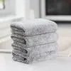 [Selección Premium] Nuevo Paño de Limpieza de Fibra de Carbón de Bambú Estilo Japonés, Suave Toalla para Lavar Platos, Toalla de Cocina Gruesa Absorbente
