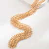 Accesorios Hemingway Za Mismo Estilo Moda Personalidad Exagerado Estilo Hip-Hop Cadena Larga Hueca Colgante Collar Empalme Accesorio