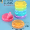 Caja de plástico transparente para accesorios de somier, caja de almacenamiento para piezas de baterías, caja de clasificación de herramientas