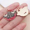 Amazon Transfronterizo Estilo Retro Pastoral Mariposa Colorida Aleación Accesorios Pendientes DIY Colgante para Bolso Colgante Decorativo