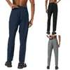Calças de Corrida para Exportação Personalizadas, Calças Esportivas Respiráveis de Secagem Rápida, Ajuste Solto de Alta Elasticidade com Logotipo Impresso, Calças de Caminhada Masculinas para Exterior Personalização