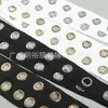Cinta de Ojal Grande de Algodón Puro con Ojales Plateados, Accesorios para Ropa, Decoraciones para Sombreros, Accesorios para el Cabello