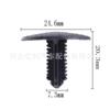 Hebilla de tornillo de plástico automotriz de uso general, clavo de núcleo de nailon, techo fijo, clip de expansión extendido, fabricantes
