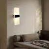 Lámpara de Pared LED Moderna Minimalista para Sala de Estar, Pasillo, Dormitorio, Mesita de Noche, Habitación de Hotel, Aplique de Pared Acrílico
