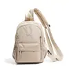 Mochila Multifuncional Sencilla para Mujer, Nueva Mochila Cruzada Casual Ligera de Gran Capacidad para Viajes Diarios, Bolso de Pecho Portátil de Color Sólido