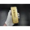 Amostras de Barra de Ouro, Barras de Ouro para Investimento, Adereços de Tijolo de Ouro, Amostras Decorativas de Exibição Banhadas a Cobre, Ornamentos e Artesanato