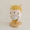 Chapéu de Bebê Desenho Animado Brincalhão Dudula Chapéu de Lã Fofo de Inverno para Meninos e Meninas Super Fofo Chapéu Quente para Meninas Chapéu com Proteção para Orelhas