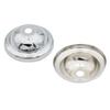Soporte Secundario Metal Cubierta Pequeña Base Portalámparas Bandeja Portalámparas Negro y Blanco Lámpara de Mesa Lámpara de Araña Accesorios para Luminarias DIY