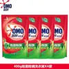 Detergente para Ropa Omo Antibacterial y Eliminador de Ácaros Fragancia de Larga Duración Paquete de Recarga Paquete Familiar 400g