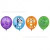 En Stock Decoraciones Transfronterizas Azules para Fiesta de Cumpleaños Suministros Banderín Bandera Adorno para Pastel Set de Globos